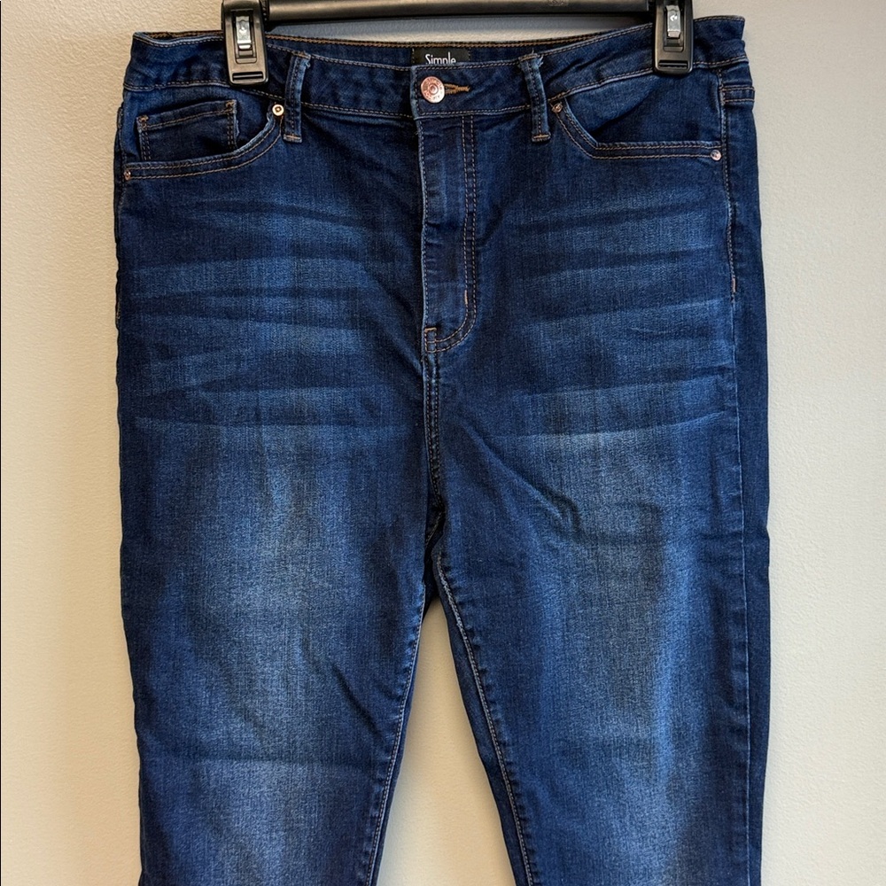 Simple Society Skinny Jeans 15/32 Stretch Denim - Picture 2 of 8